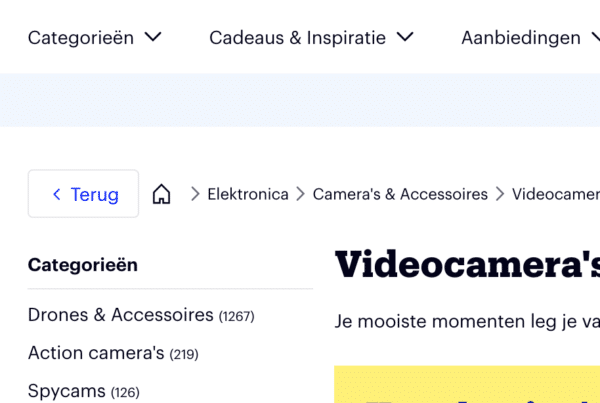 Wat zijn breadcrumbs?